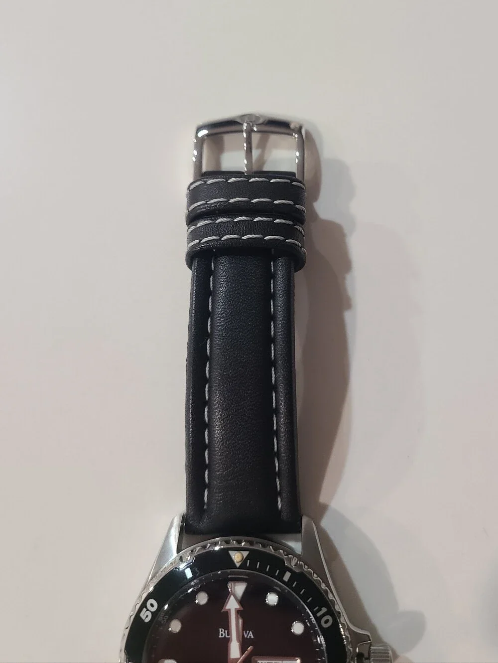 EUC BULOVA MARINE STAR WRIST WATCH 98C66